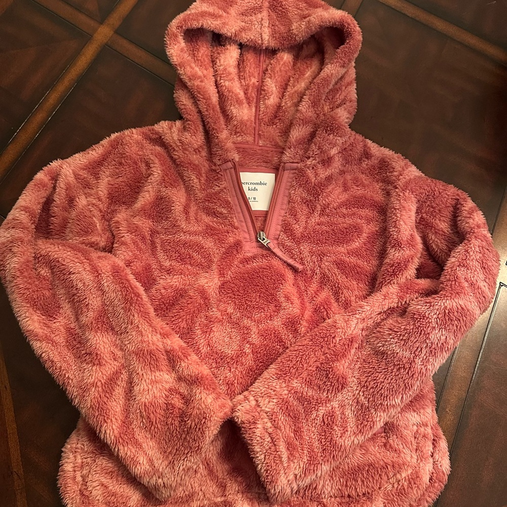 Abercrombie Kids Plush Pink/maroone Pullover